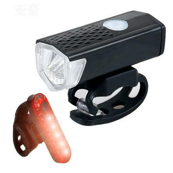 USB Rechargeable LED Bike Headlight - High Brightness for Night Riding