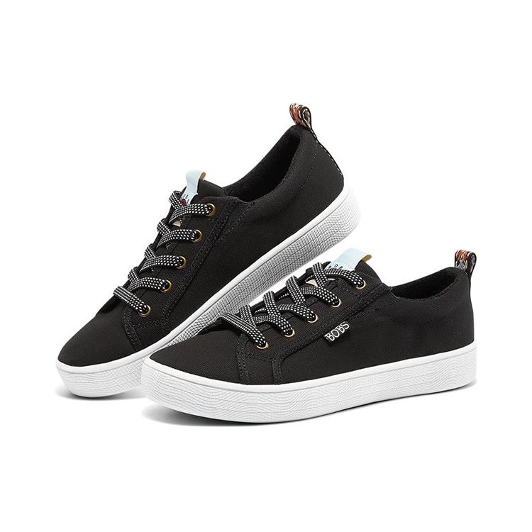 Skechers Bobs B Extra Cute Durable Low-Top Sneakers Women sneakers Black White 113323-BLK