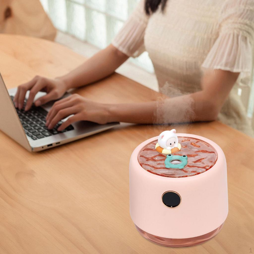 Air Humidifier 450ml Water Tank Home Fragrance 3 Modes Lights Hotel Office Living Room Indoor SPA