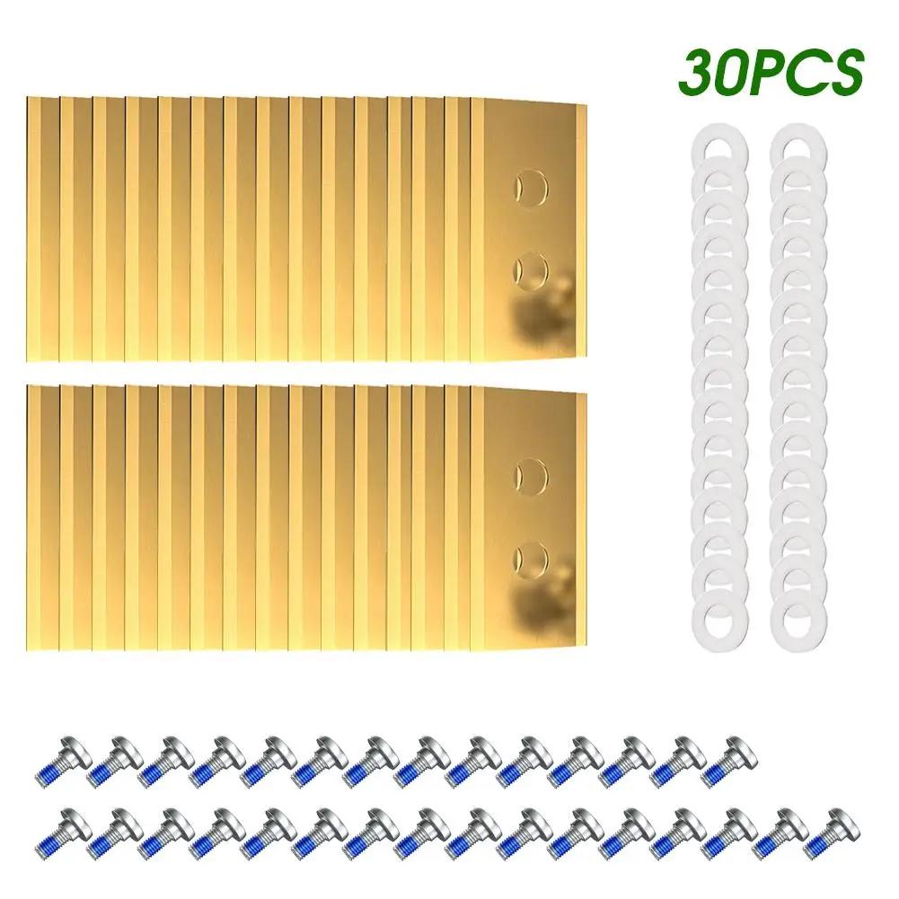 24/30/36pcs Lawn Mower Replacement Heavy Duty Universal Robot Lawn Mower Accessories For Mammotion Luba & Yuka All Ser D7j4