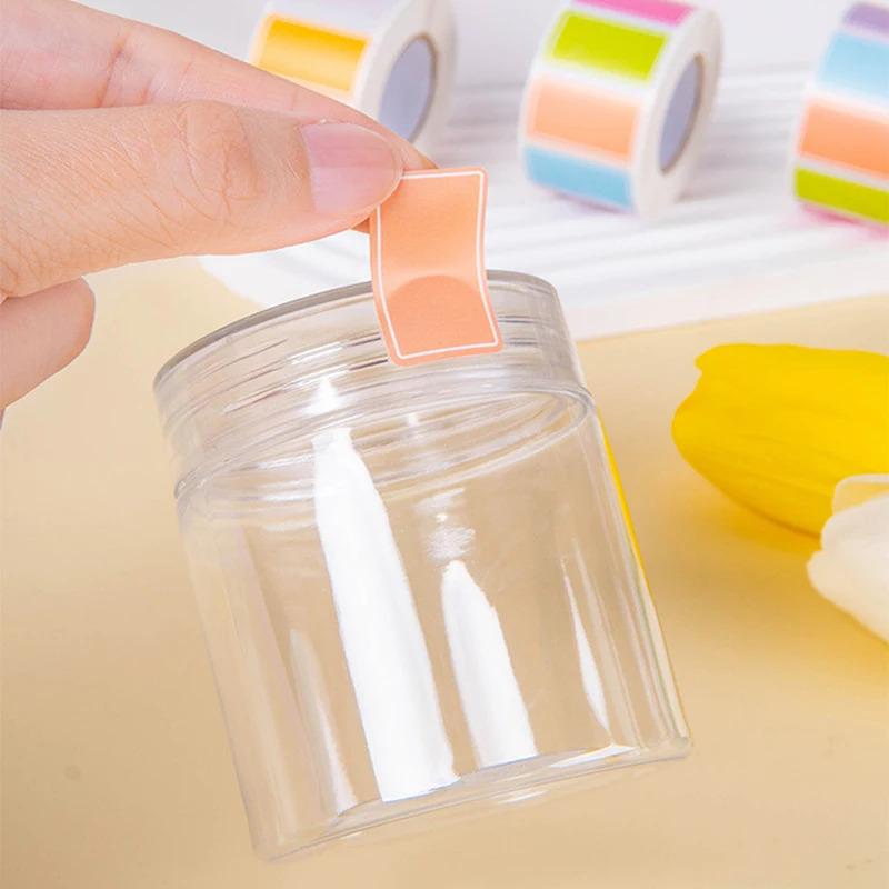 Color Label Sticker Self-Adhesive Label Sticker Waterproof Self-Adhesive Logo Handwritten Name Name Sticky Note Index Stickers