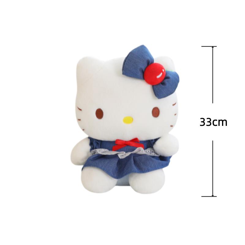 Hellokitty Plush Toys Kitty Cat Stuffed Doll Kawaii Cartoon Cats Toys Hobbies Collection Birthday Gift For Kids Friends