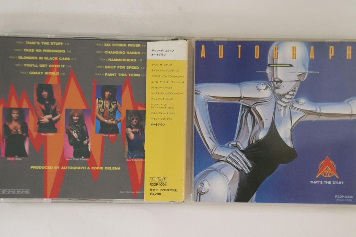 

CD AUTOGRAPH - That s The Stuff R32P1004 RCA 1986 Japan Obi Rock Used