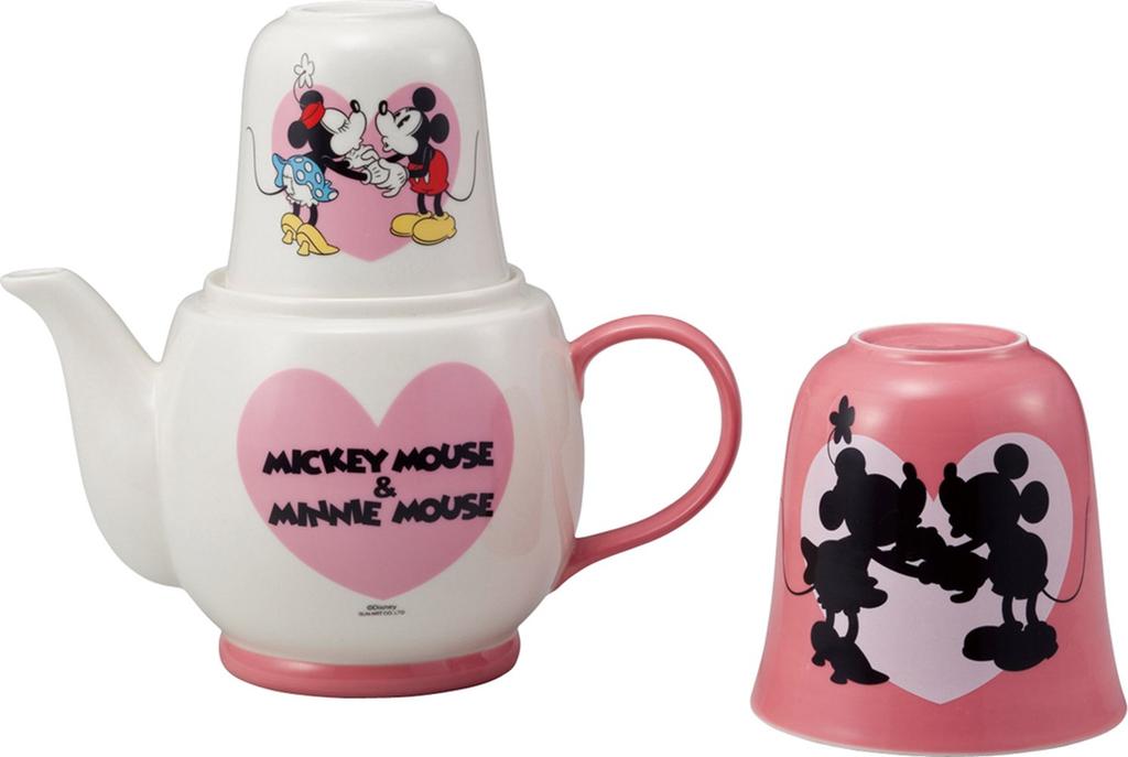 Sun Art Disney Mickey Minnie Teapot Cups Set for SAN2228 & & (Tea 2)