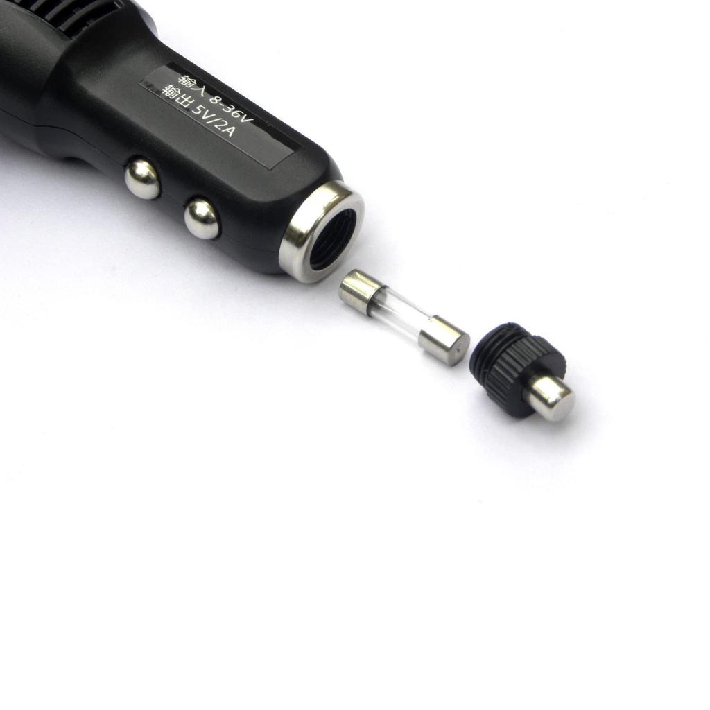 YFFSFDC Cigarette Lighter Socket 3.5M Mini USB Drive Recorder Power Cable Cigar Power Adapter
