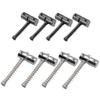 Saddles de Corda de Fixação Duráveis para Ponte Roller de Baixo Elétrico Peças de Reposição para Guitarra Baixo