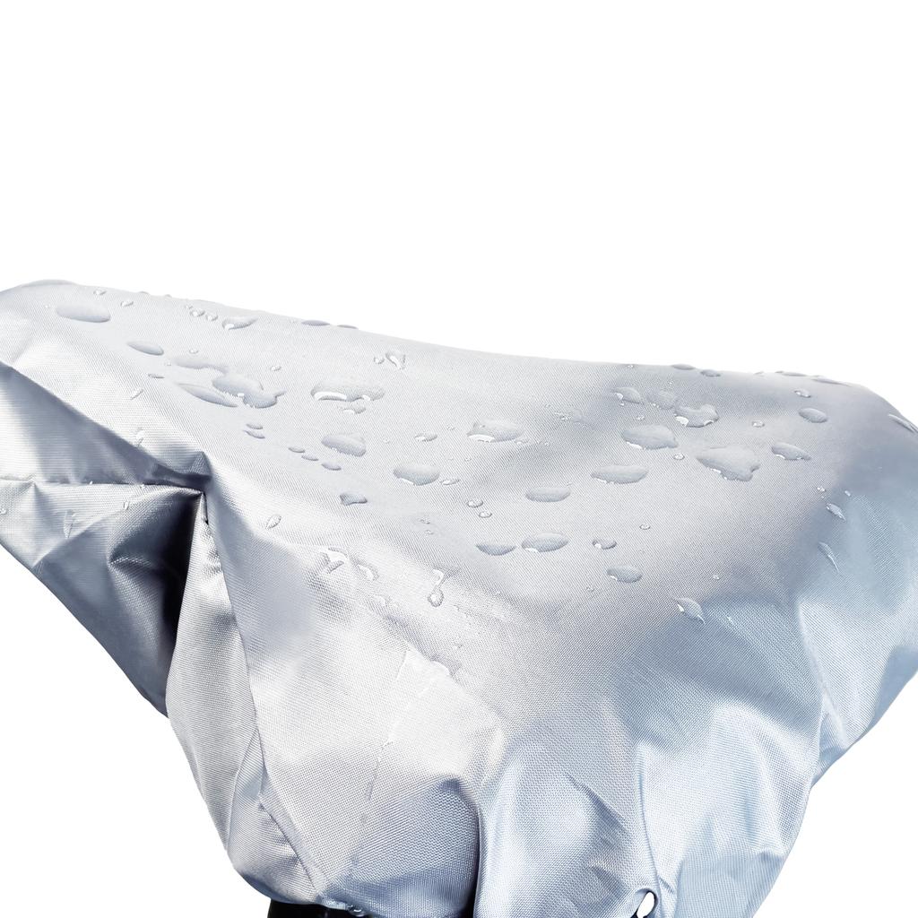 Waterproof bicycle seat cover, gray