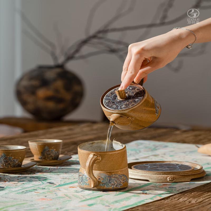 Edenus Dunhuang Co-branded Ceramic Kung Fu Tea Set