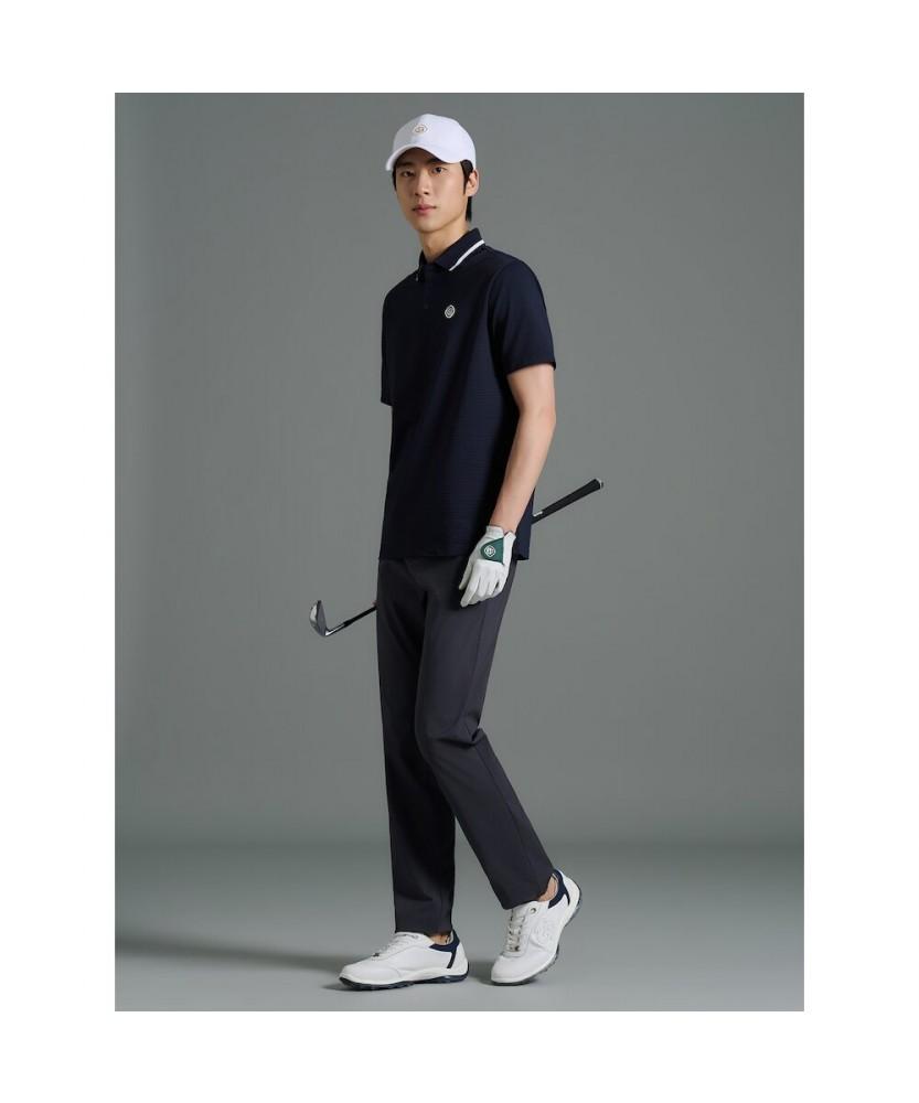 BEANPOLE GOLF Men'S Summer Fine Pattern Straight Pants - Navy