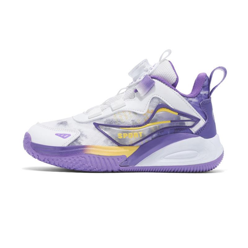 Boys basketball shoes four seasons 2025 new children's casual mesh breathable sports shoes boys non-slip running tide shoes