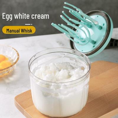Batidora Manual de Crema y Batidora de Huevos - Batidor Semiautomático para Pastel y Leche para Uso Doméstico