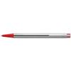 LAMY Ballpoint Stainless Officially Imported Pen, Oil-Based, Logo, Steel, Red, L205RD,