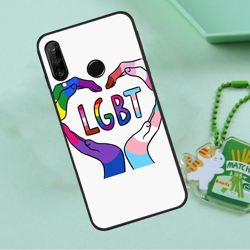 Rainbow Gay LGBT Finger For Huawei Nova 8i 11i 12i 12s 9 10 SE Y90 Y60 Y70 Y72 Y61 Y91 P20 P30 P40 Lite P60 Pro Case