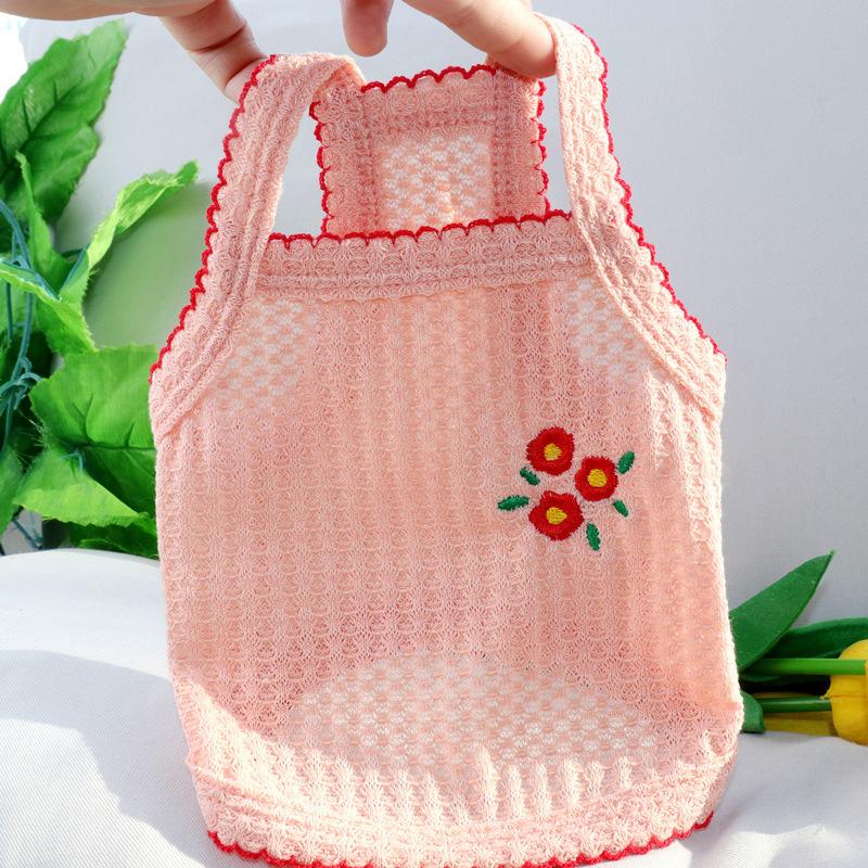 Summer Thin Suspender Pet Clothes Small Dog Dog Clothes Breathable Thin Sleeveless Suspender
