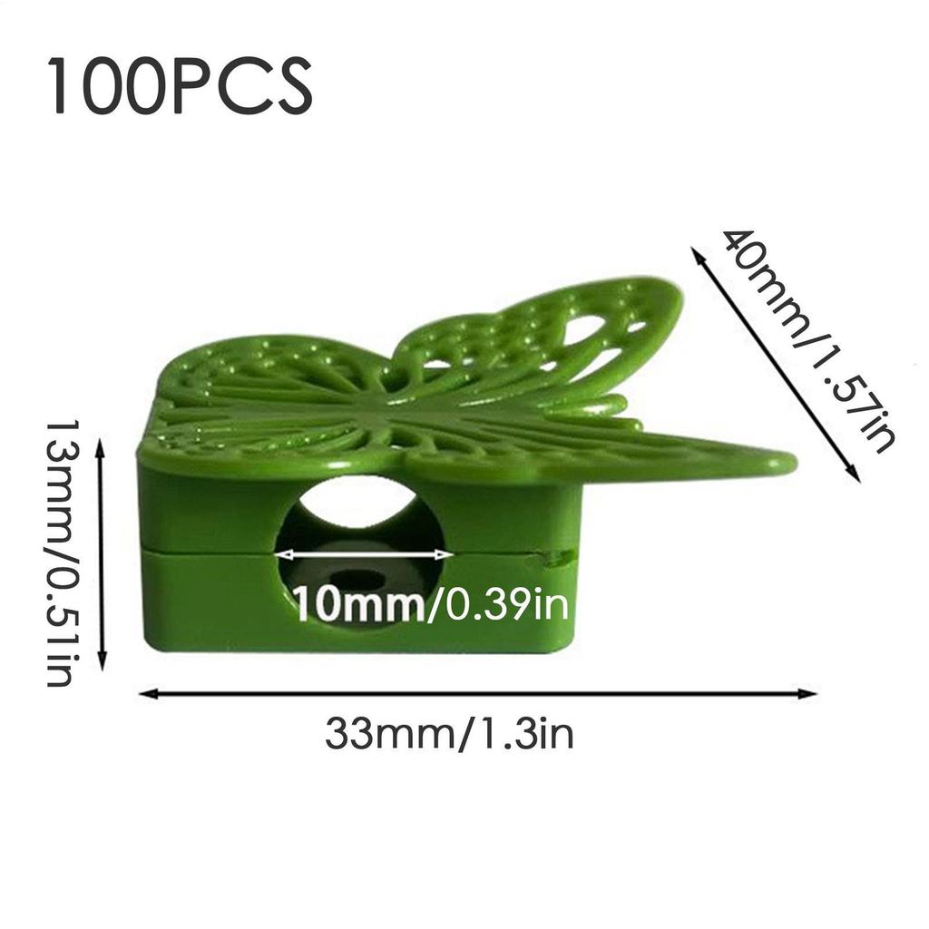 Plant Clips For Climbing Invisible Adhesive Reusable Butterfly Indoor Plant Climbing Fixture Clips For Pothos Clematis Home