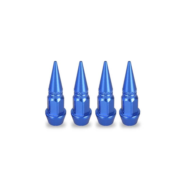 4Pcs Valve Caps Car Motorcycle Wheel Tire Valve Caps Dustproof Cover 45mm Spiked Valve Caps Auto Exterior Accessories Stem Caps1