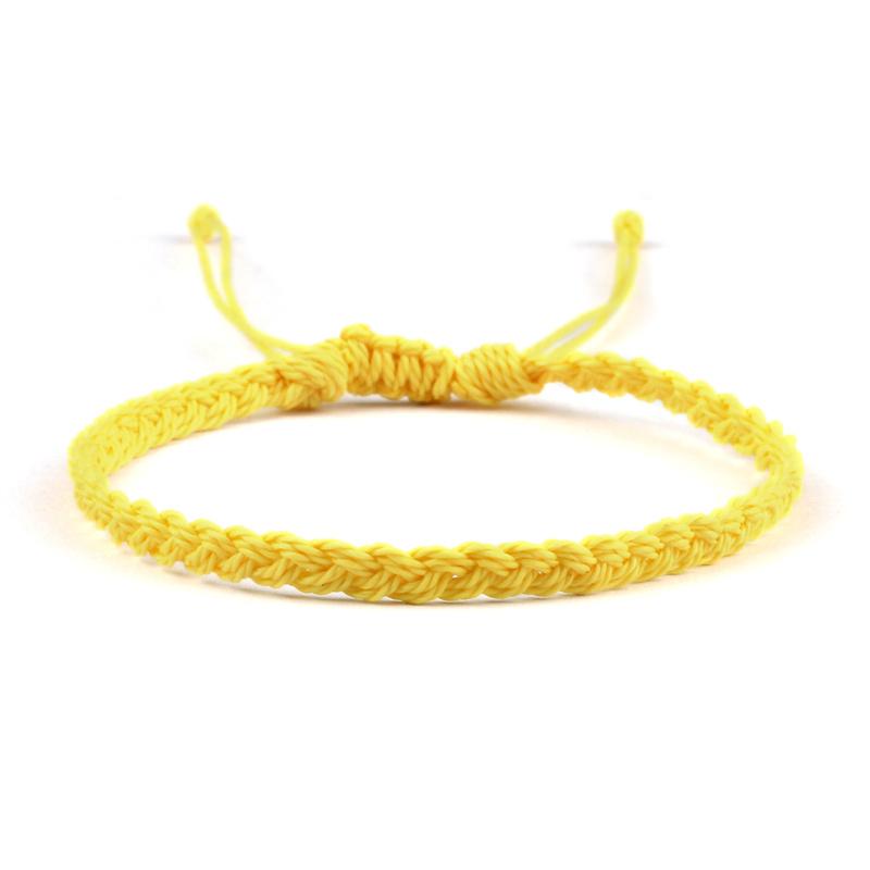 26 Colors Adjustable Woven Friendship Bracelet For Women Men Wax Thread Wrap Rope Knot Bracelets&Bangles Handmade Jewelry Gifts