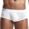 Men's Ice Silk Underwear Sexy Underwear Shorts Underpants Letter Pouch Soft Briefs Panties