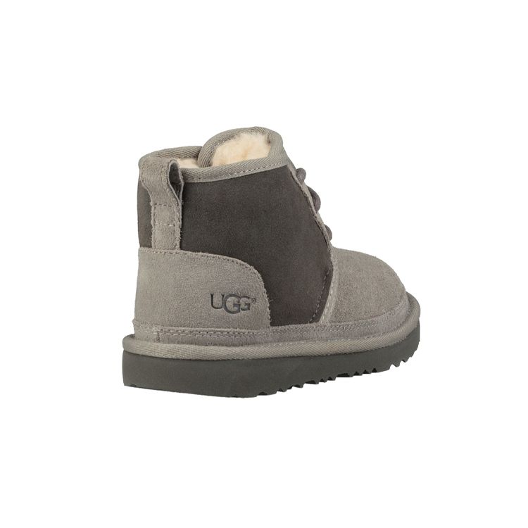 UGG Neumel Suede Comfortable Warm Lined Ankle Snow Boots Kids Boots Gray 1017320K-CHRC