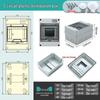 HT-Circuit Waterproof Outdoor Distribution Box for Construction and Household Electric Metering, Surface Mounted Switch Box.