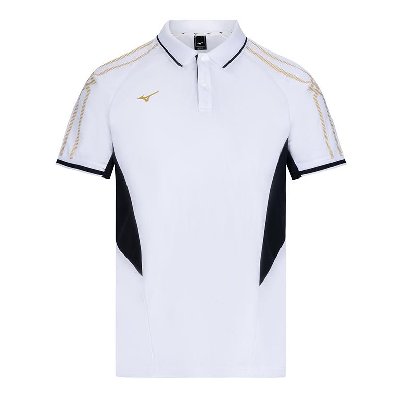 Mizuno Polo Shirts Unisex Polo Collar Moderate Other C2CA46Z1 XS