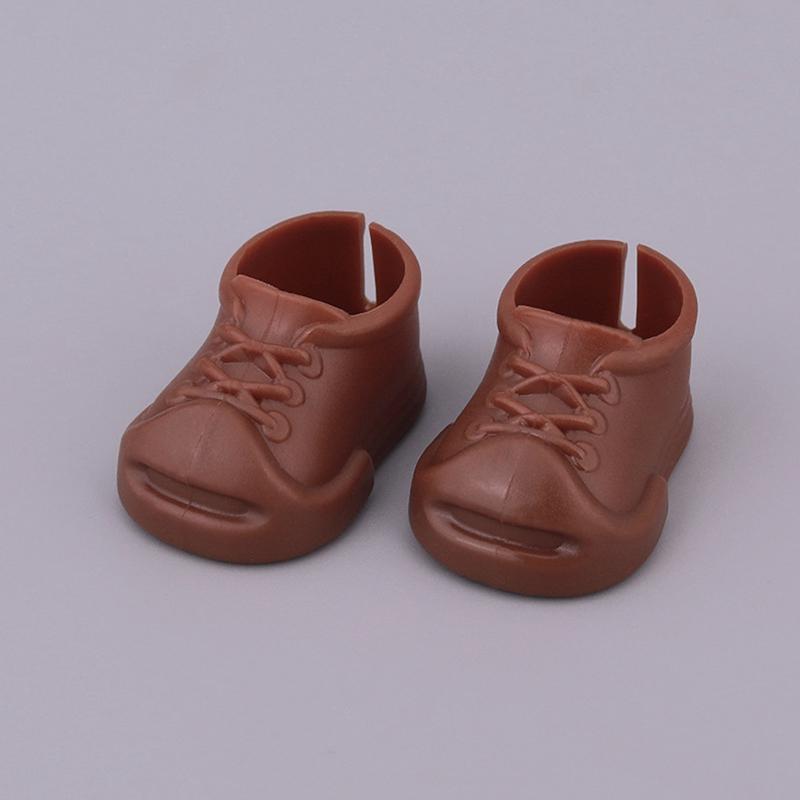 15/17Cm Doll Shoes Plastic Mini Shoes For Dolls Mini Finger Shoes Clothing Accessory For 6.9 Inch Dolls Blind Box Doll