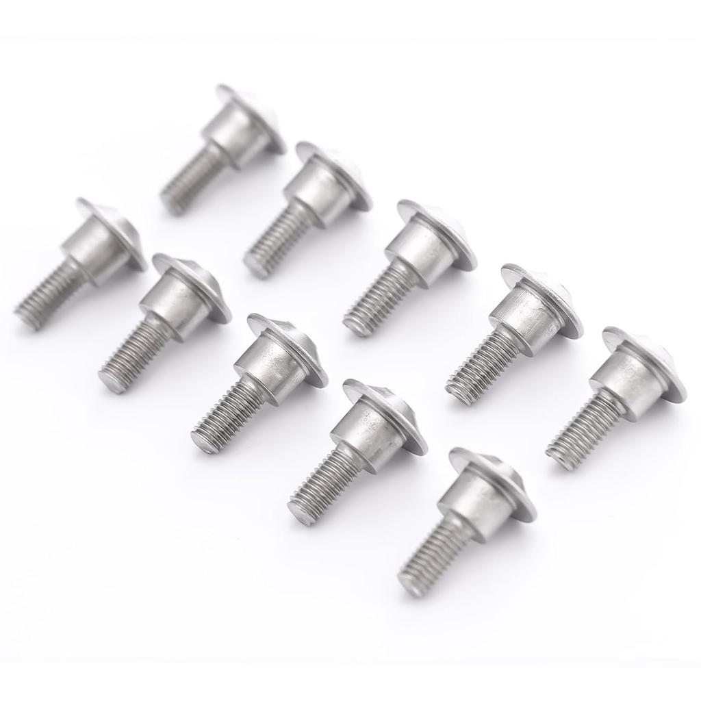 10 Pcs- M5 X 16.5 12.5mm - for Suzuki Motorcycle Fairing Shell Stainless Steel Screws Bolt Kit, for Suzuki GSXR600 GSXR750 GSXR1000 GSX1300R GSR600