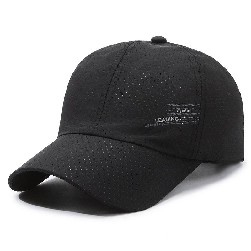 Unisex Sun Protection Quick-Dry Perforated Baseball Cap for Large Heads - Versatile Outdoor Sports Hat