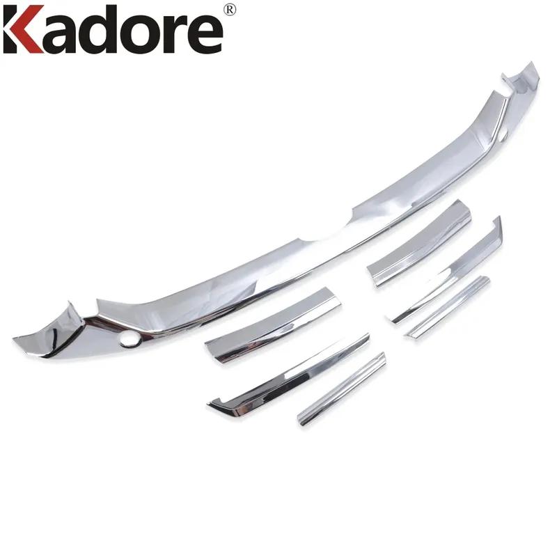 For Honda Accord 2018 ABS Chrome Front Center Grille Grills Cover Trim Molding Garnish Strip Car Styling Accessories