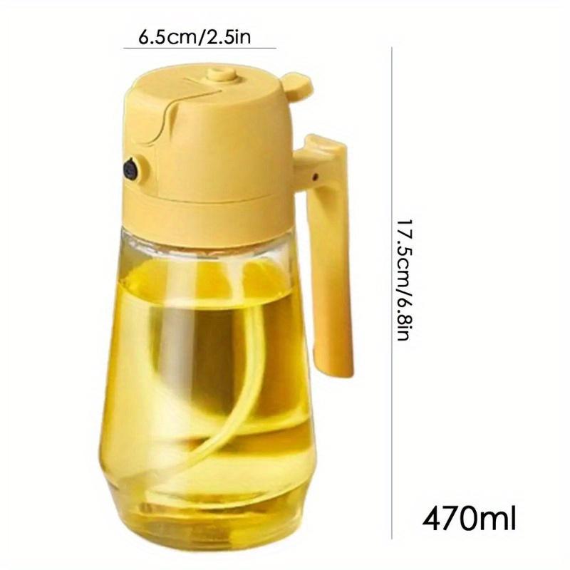 New Oil Dispenser Bottle Oil Spray Bottle for Kitchen Oil and Vinegar Dispenser Olive Oil Bottle Sprayer Home(Spray&pour)