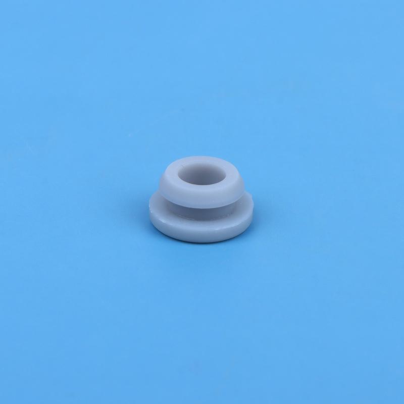 4Pcs Silicone Plug,Rubber Stopper Protective Softness Black 8Mm Buckle Hole Sealing Non-Slip Foot Mat
