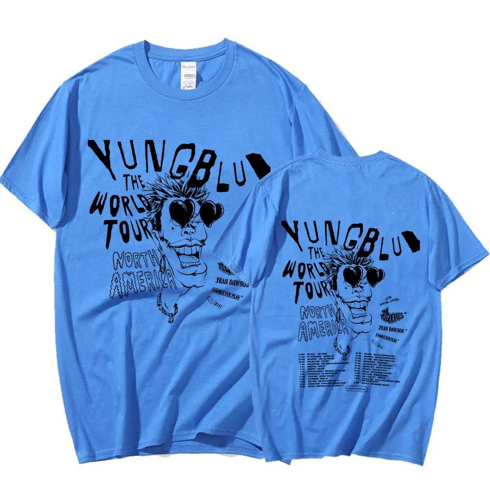 Yungblud 2023 World Tour T Shirt Men  Oversize O-Neck Short Sleeve T-shirt Fashion Hip Hop Gift Fan T-shirts Streetwear Tops