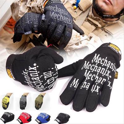 Moda Full Finger Tactical Mechanic Rękawiczki motocyklowe Antypoślizgowe rękawice robocze