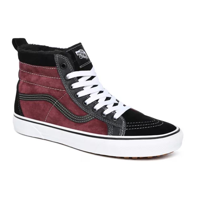 Vans Sk8 Mte High-Top Skate Shoes Unisex Sneakers Black Purple VN0A4BV7XKZ