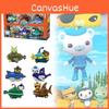 6pcs The Octonauts Toys Car Figure Barnacles Peso Kwazii Crew Car Toy Kids Gift