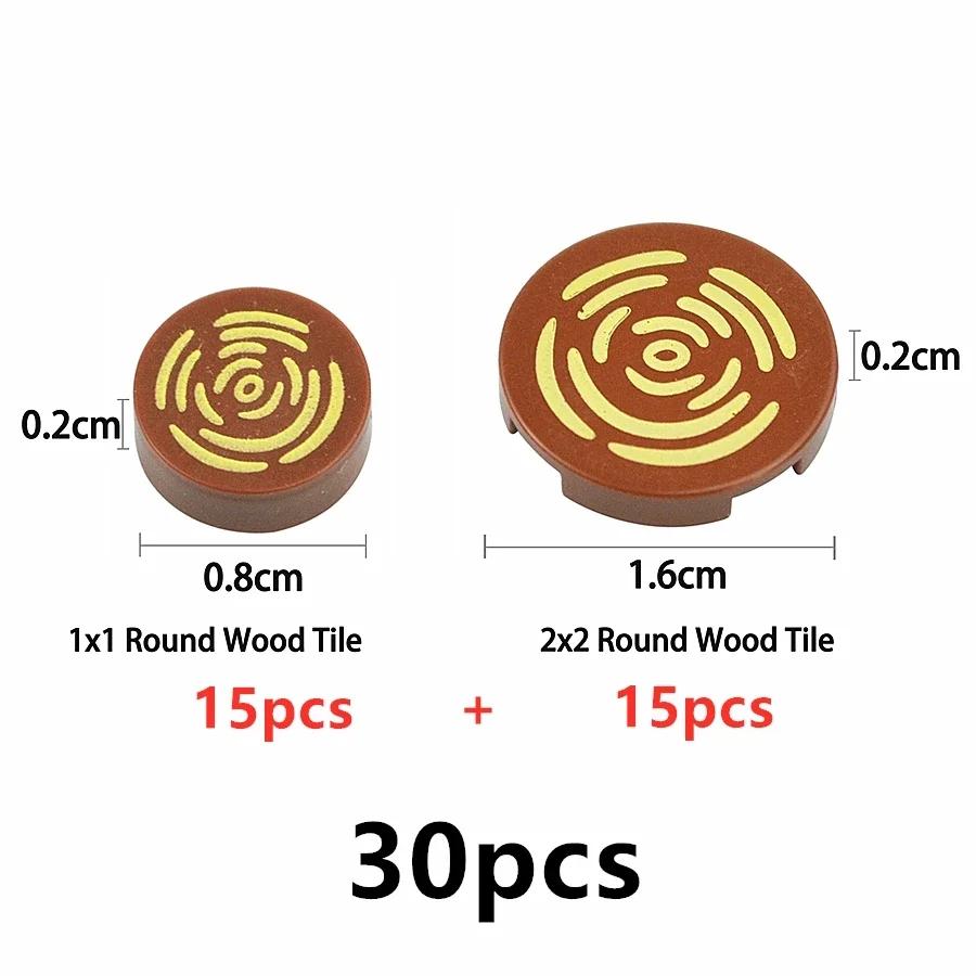 Bricks Smooth 2x2 Floor Printed Tile Assembled Building Blocks Decoration Ceramic Tile MOC City House Construction Toys