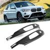 Pair Car Seat Control Frame Carbon Fiber Grain Replacement for 3 Series X1 E84 E90 2005‑2012
