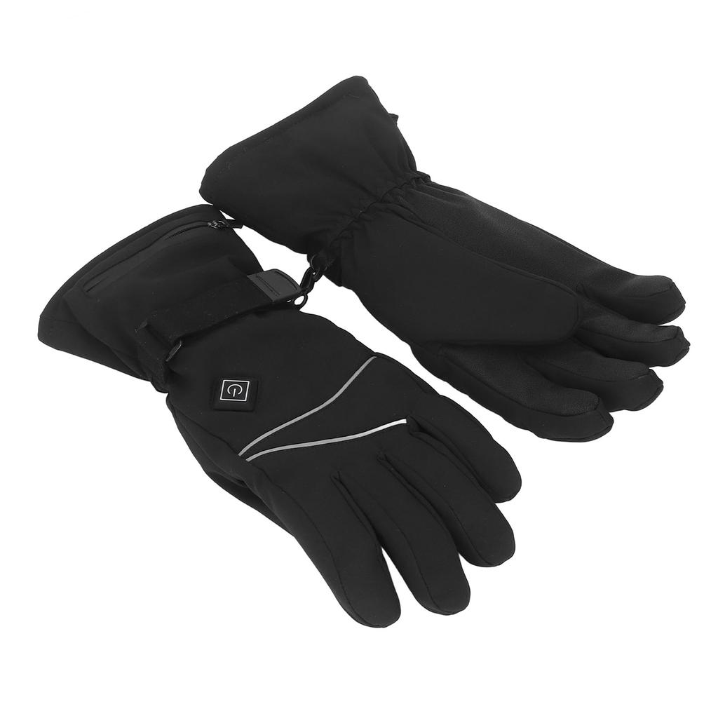 Heated Gloves Skiing Snowboarding Electric Battery Heated Gloves with 3 Heating Levels Skiing for Men Women