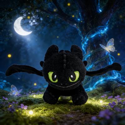 The Latest Genuine Potdemiel Honey Jar Is Cute And Toothless, And It Is A Plush Present Plaything With Dragon-Training And Night-Evil Should