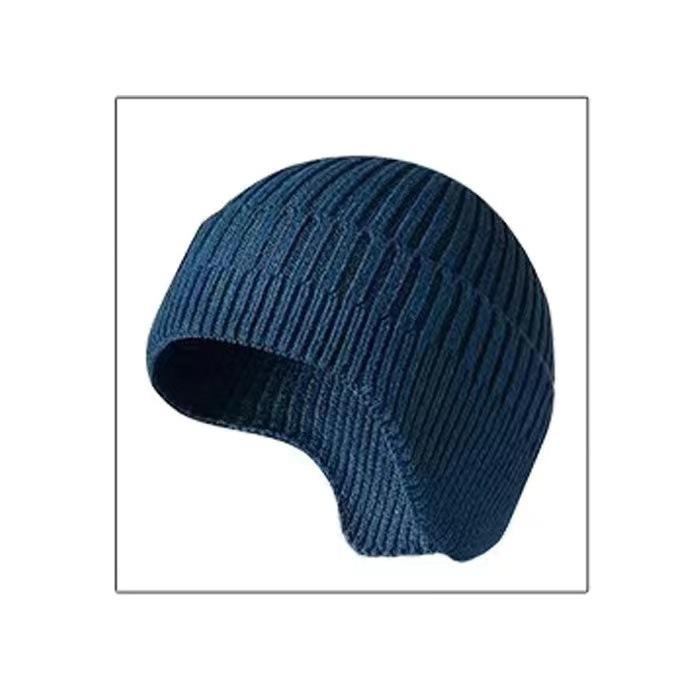 Hats Men's and Women's Winter Cold Protection Ear Protectors Cycling Windproof Hats Fleece Thickened Knitted Hats Helmets can be worn