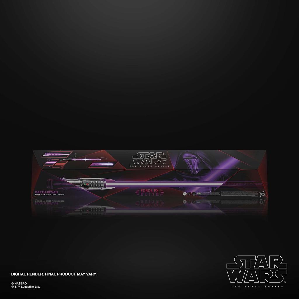 Star Wars Black Series Darth Revan Force FX Elite Electronic Lightsaber with Advanced LED and Sound Adult Roleplay Item Effects, (F8113)