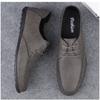 Sommer Herrenschuhe Business Casual Schuhe, Atmungsaktive Lederschuhe Leichte Herren Sojabohnenschuhe, Übergröße Schuhe Mode Weiße Schuhe