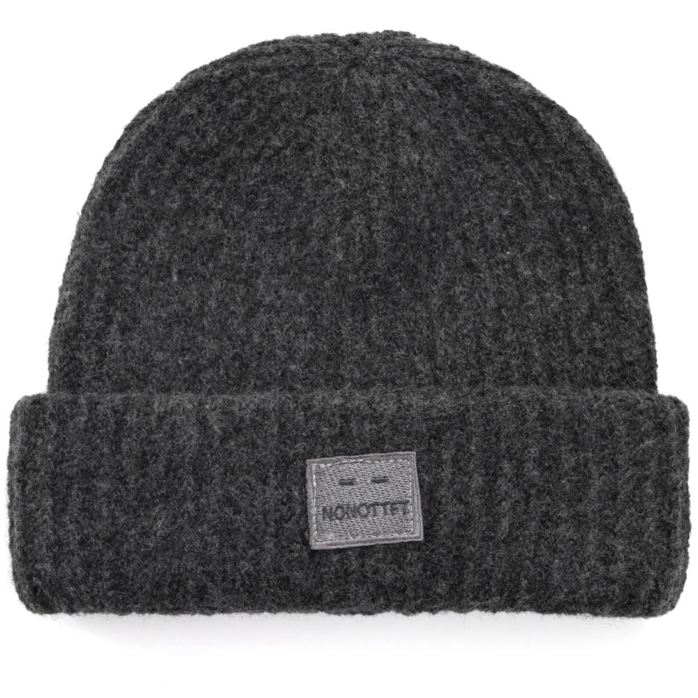 New Style Slouchy Beanie Hats Winter Warm Cap Y2K Cap For Women Solid Color Face Patch Winter Knitted Girl Hats Gift