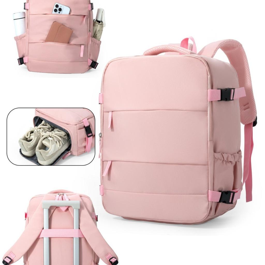 Mochila Escolar Mochila de Viaje para Mujer Gran Capacidad Grande Ligera Multifuncional Mochila de Equipaje Viaje Corto Bolsa de Viaje Mala