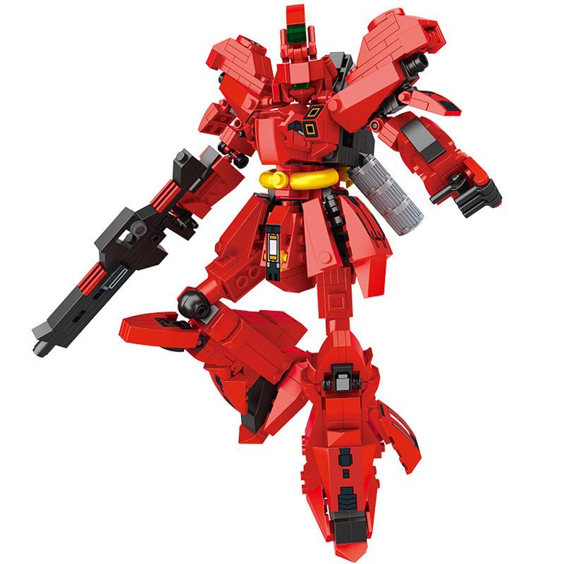 Warriors Mecha Robot Assemble Building Block Models Toys Desktop Gift Ornaments