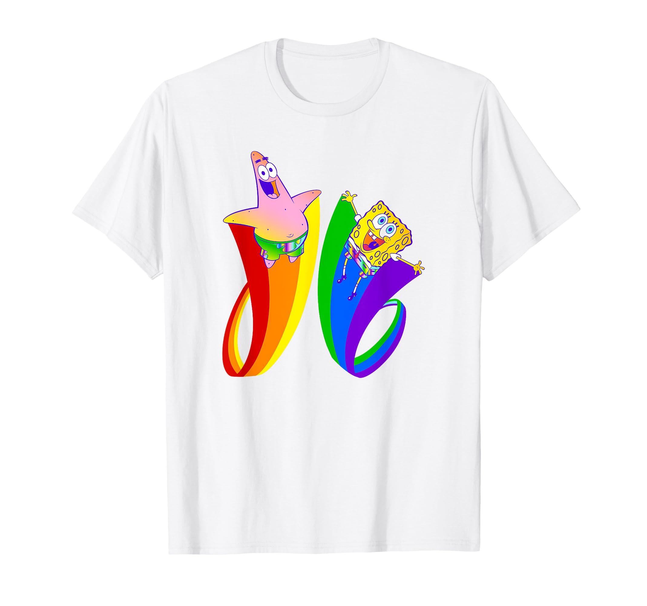 

Spongebob Squarepants & Patrick Rainbow Trail T-Shirt