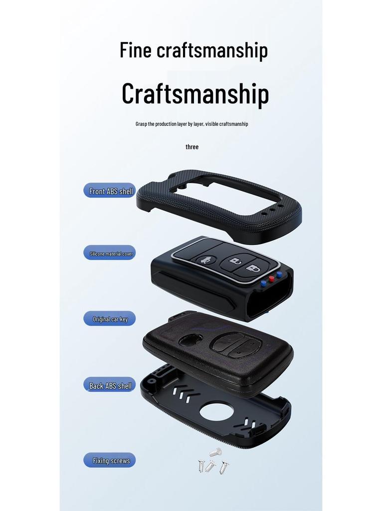 Women's Key Case Set for Toyota: Compatible with Land Cruiser, Old Camry, Prado, Highlander