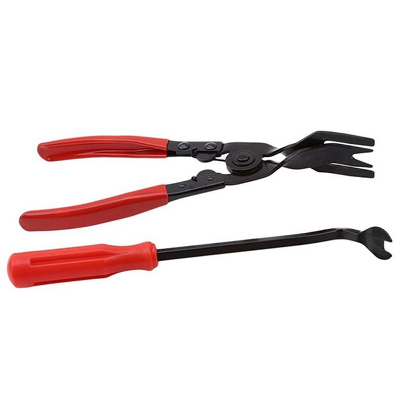 3 Pcs Car Door Panel Clips Pliers Trim Removal Fastener Puller Repair Tool Combo