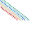 100Pcs Disposable Straws Flexible Plastic Straws Striped Rainbow Drinking Straw