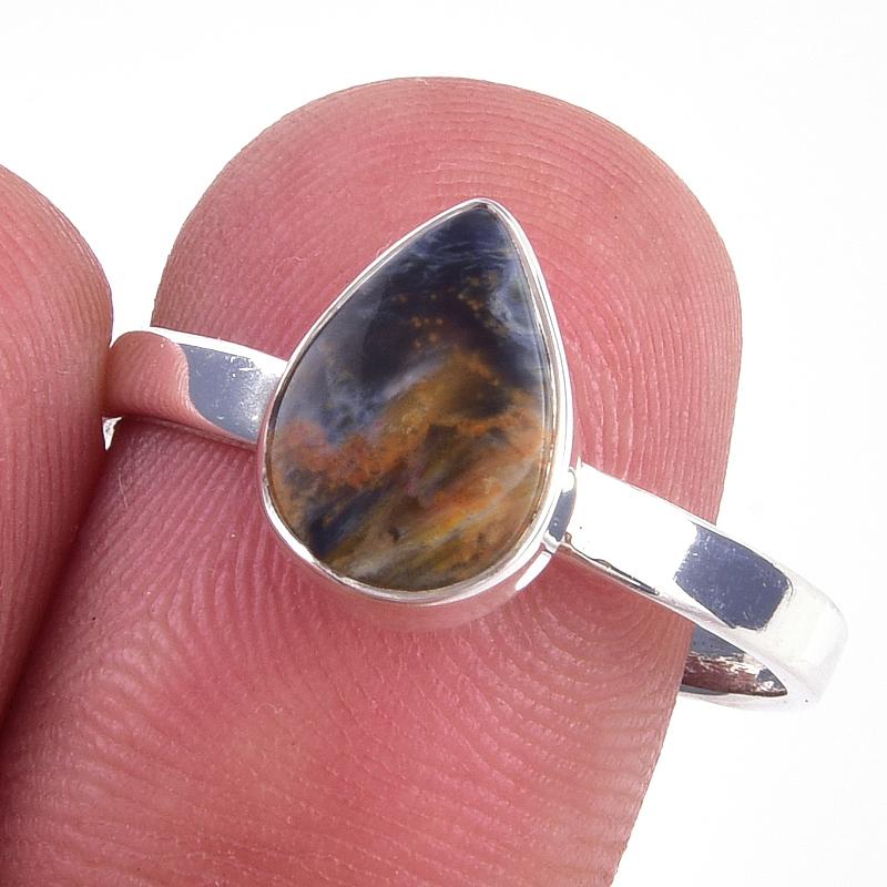 

Natural Pietersite Gemstone Handmade 925 Solid Sterling Silver Ring Size 9 R5z08